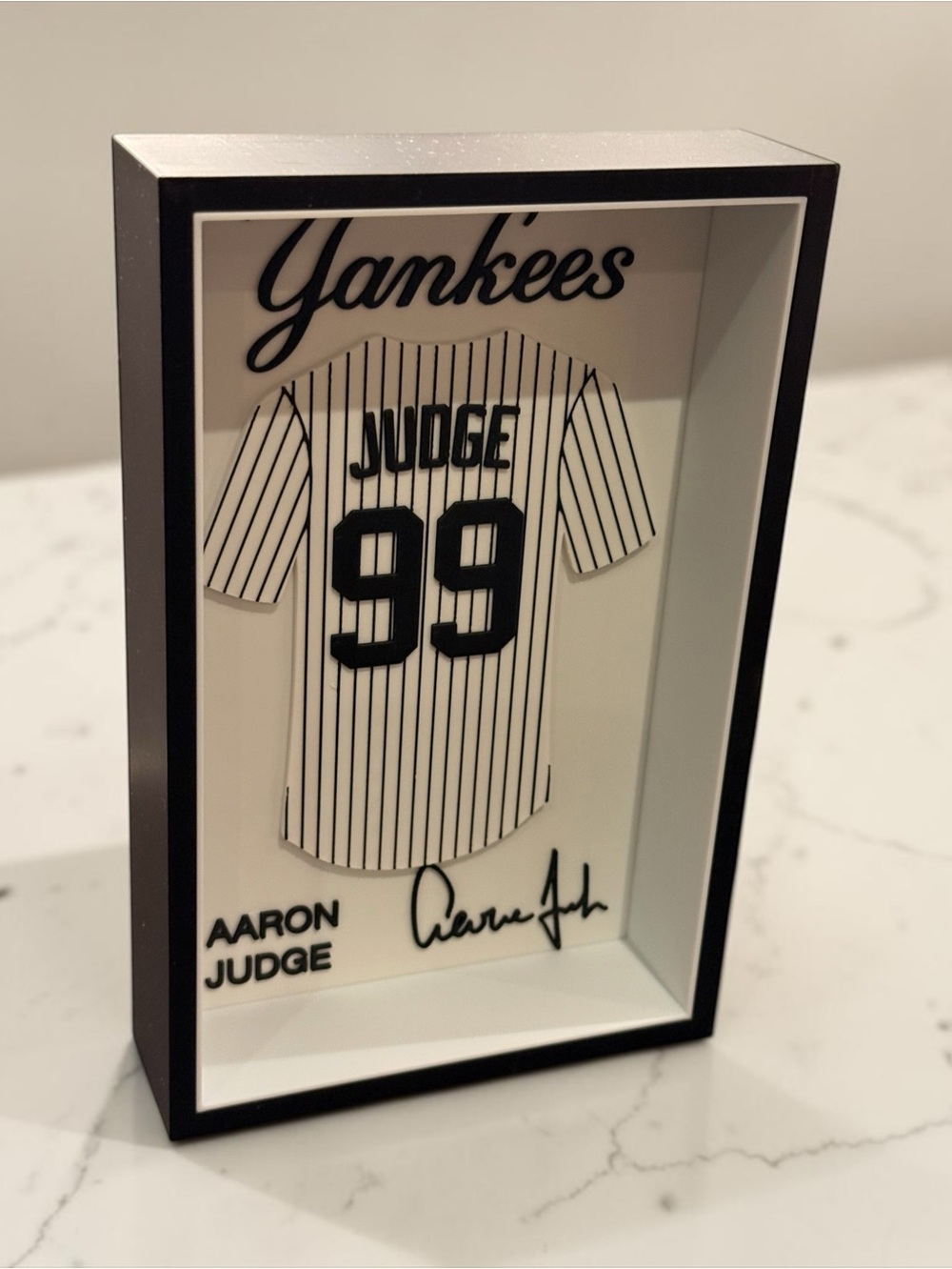 Aaron Judge #99 New York Yankees 3D Jersey Display Box Frame Fan Gift Decor